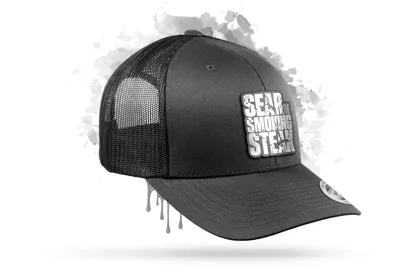 Image de Casquette Sear The Smoking Steak Argent